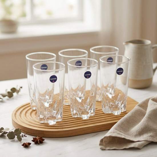 Glass Cup Set - 6 Pcs